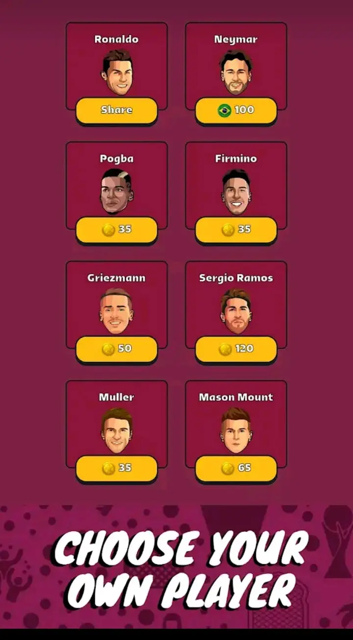 Flappy Head World Cup screenshot