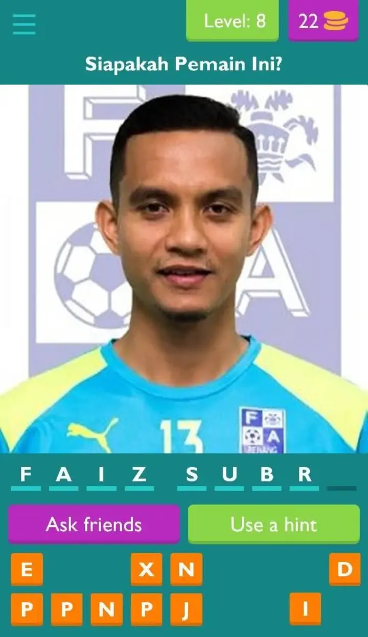 Teka Pemain Bola Sepak Malaysia screenshot