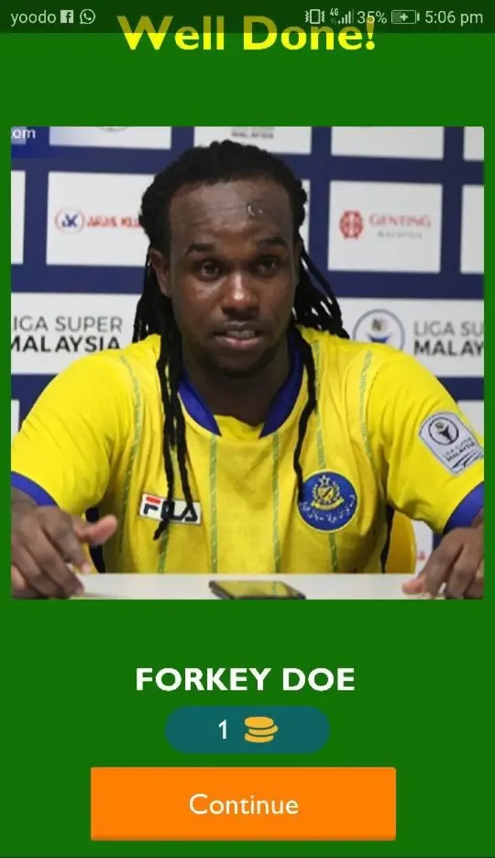 Teka Pemain Bola Sepak Malaysia screenshot