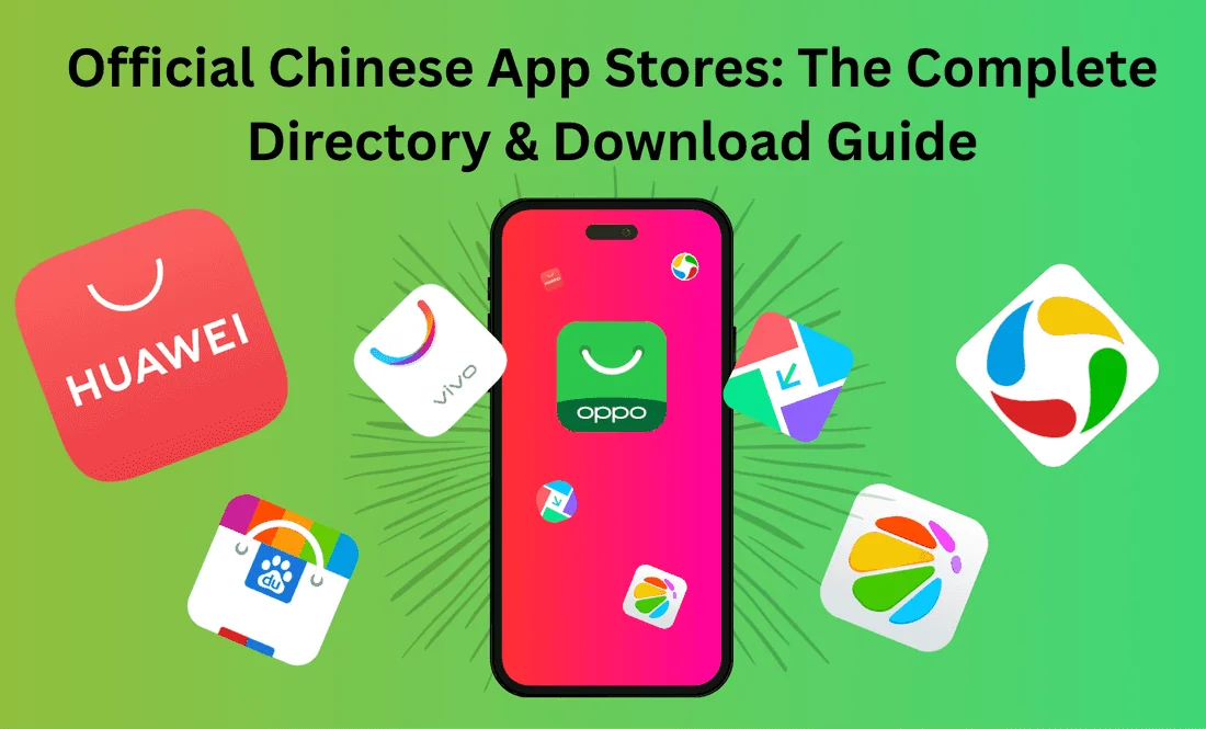 The Chinese Android app store landscape: Huawei AppGallery, vivo, OPPO, Tencent and Baidu stores